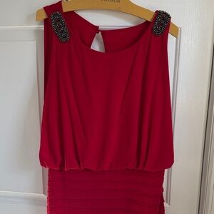 Sexy red dress, size 12